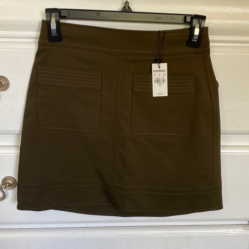 Express skirt green sz 00